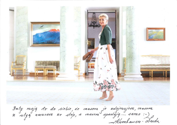 Sukienka Agaty Dudy dla WOŚP 2019 sprzedana