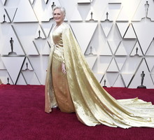 Oscary 2019 - Glenn Close w sukience Carolina Herrera