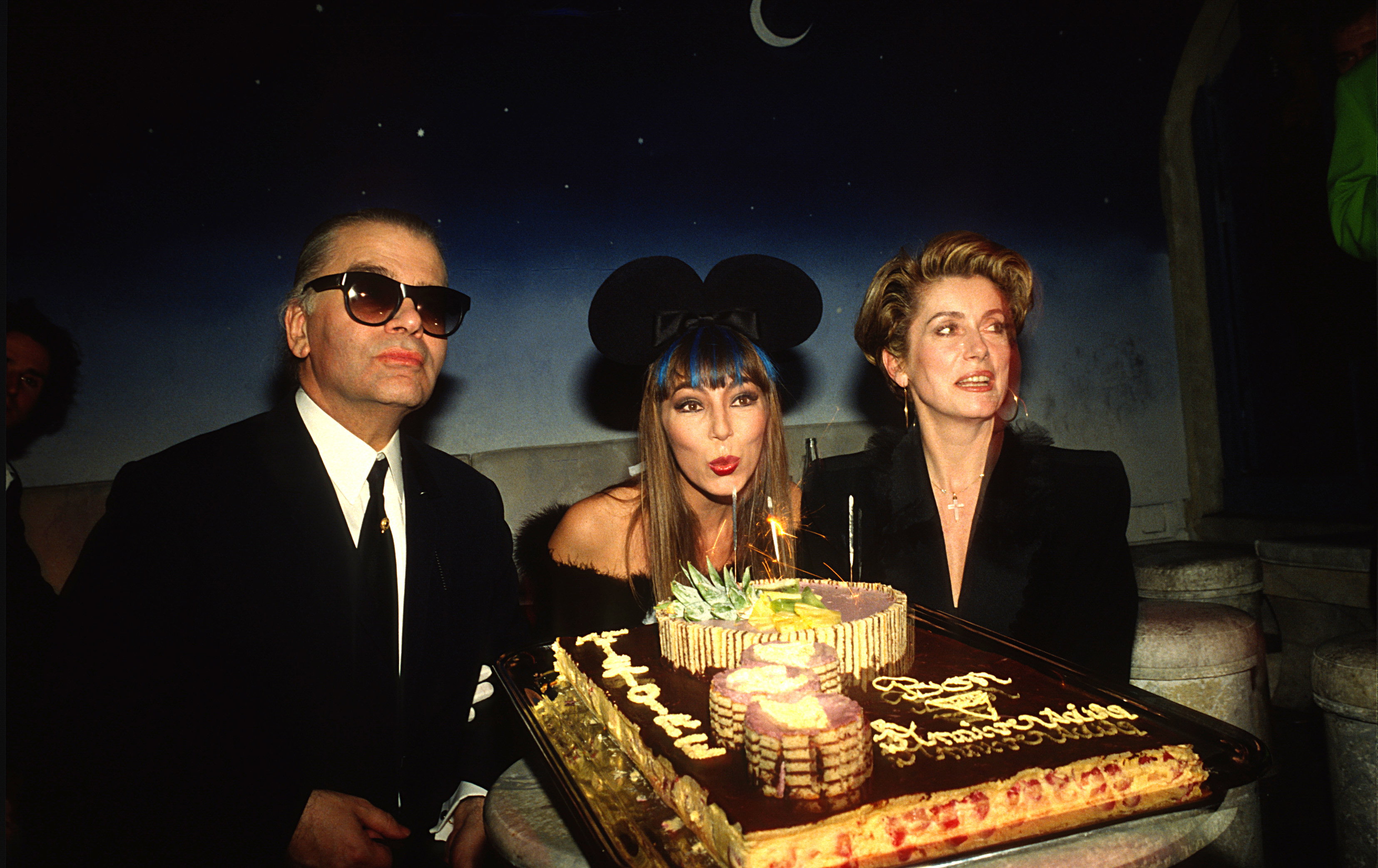 Karl Lagerfeld i Catherine Deneuve