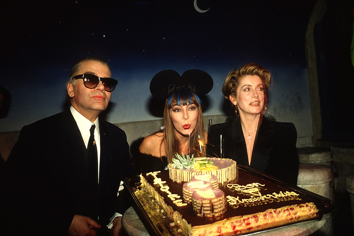 Karl Lagerfeld i Catherine Deneuve