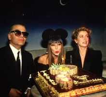 Karl Lagerfeld i Catherine Deneuve