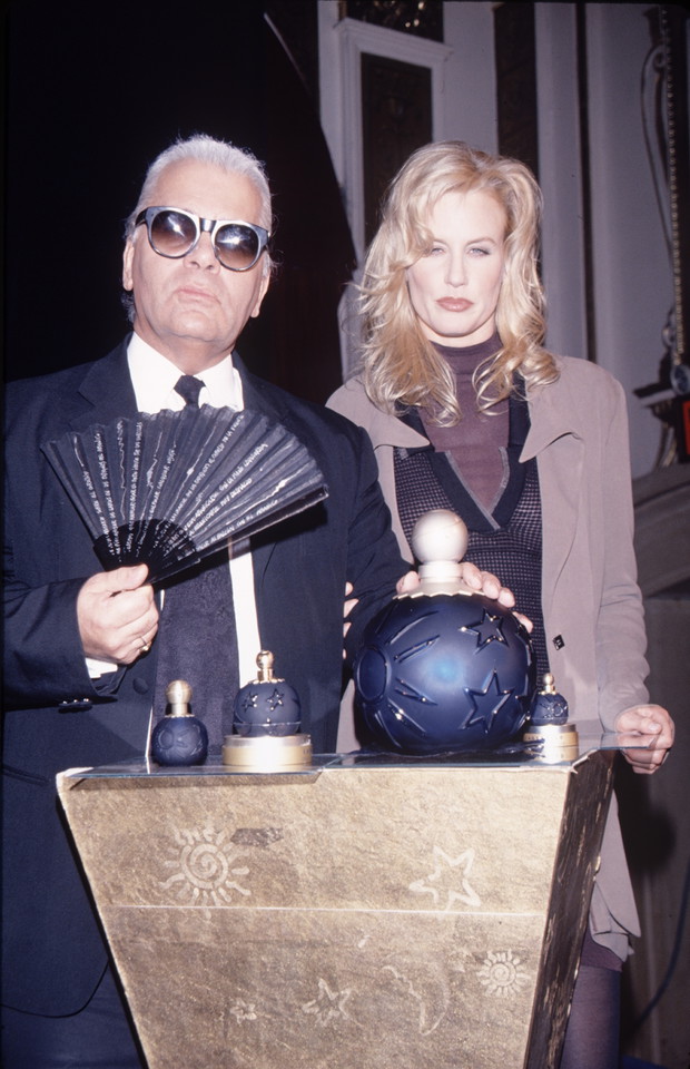 Karl Lagerfeld i Deryl Hannah