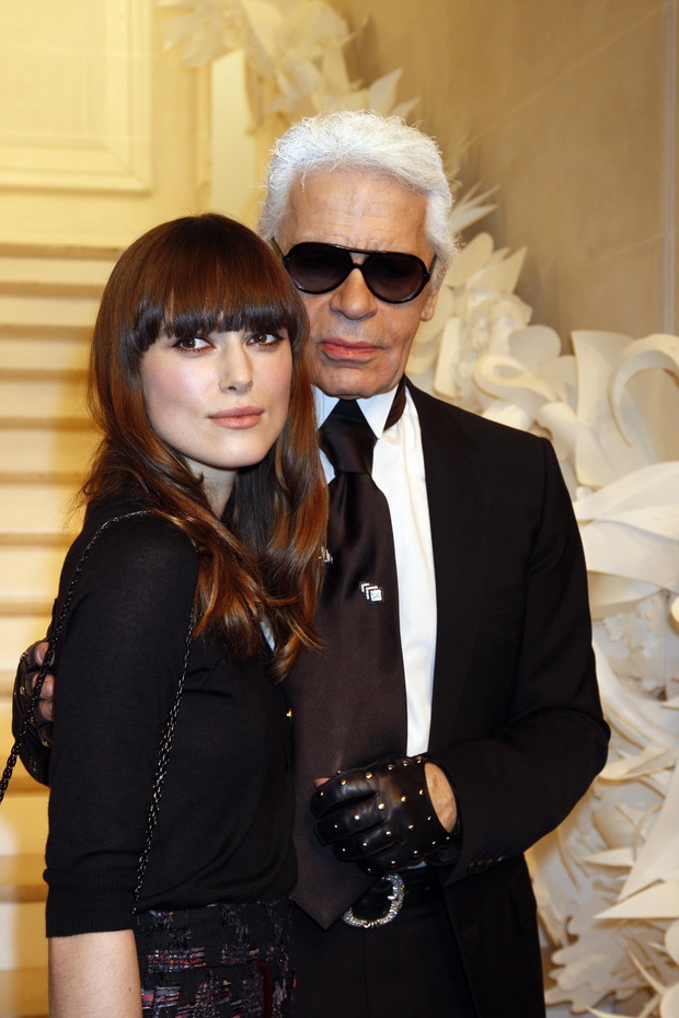 Karl Lagerfeld i Keira Knightley