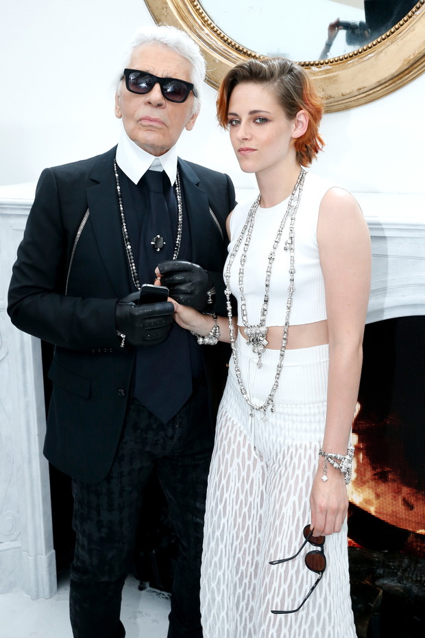 Karl Lagerfeld i Kristen Stewart