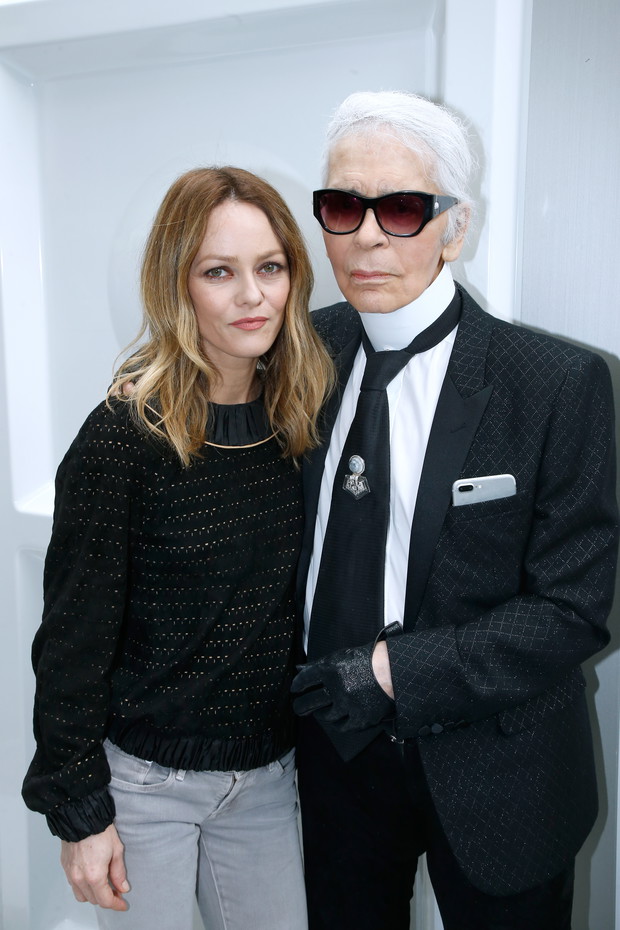 Karl Lagerfeld i Vanessa Paradis