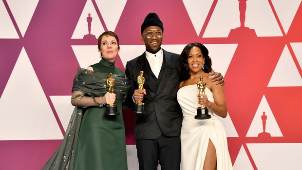 Olivia Colman, Regina King i Mahershala Ali, Oscary 2019