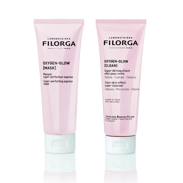Mleczko do demakijażu i maska OXYGEN GLOW, Filorga