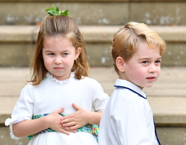 Księżniczka Charlotte i książę George