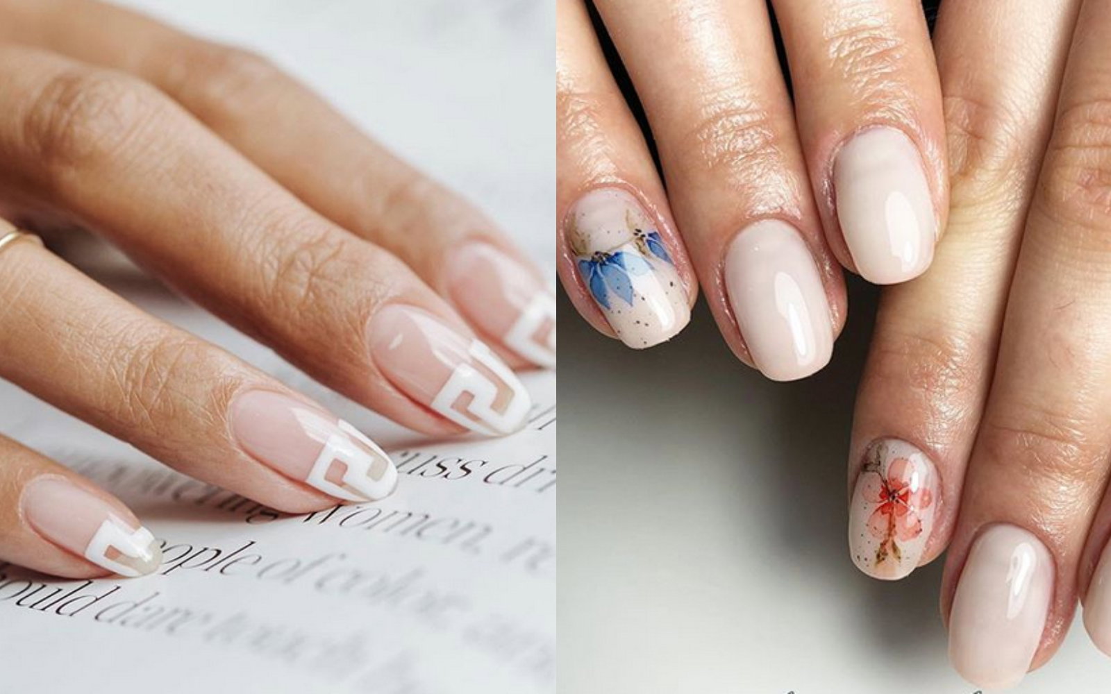 Ślubny manicure 2019 – najpiękniejsze inspiracje dla panny młodej