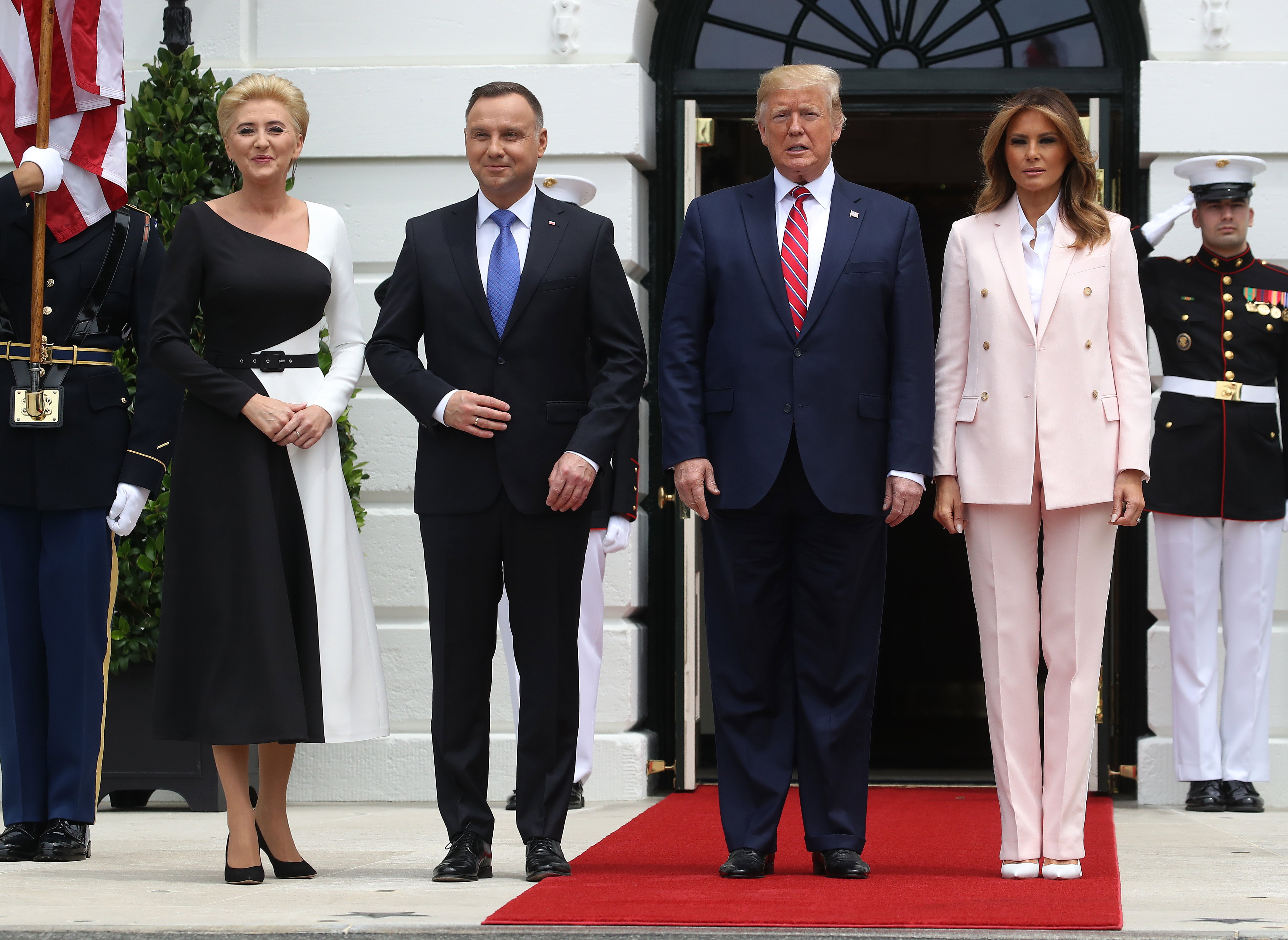 Agata Duda i Melania Trump: pojedynek pierwszych dam