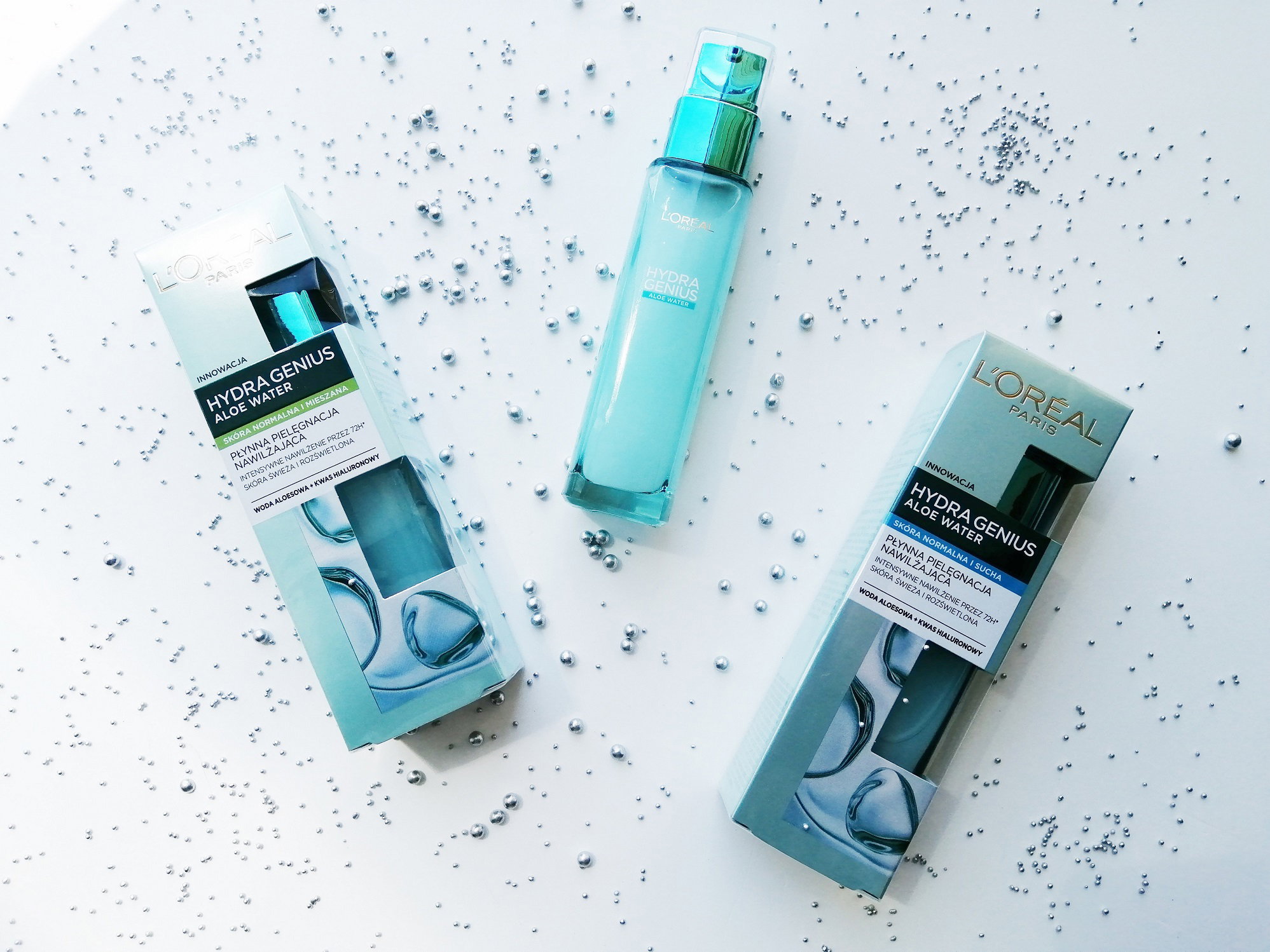 Płynna pielęgnacja nawilżająca Hydra Genius