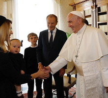 Donald Tusk na audiencji u papieża Franciszka w Watykanie