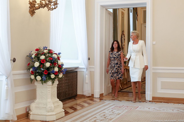 Agata Duda i Karen Pence
