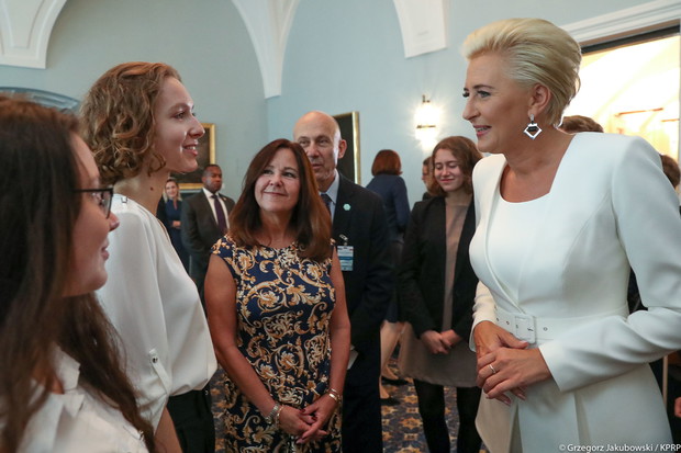 Agata Duda i Karen Pence