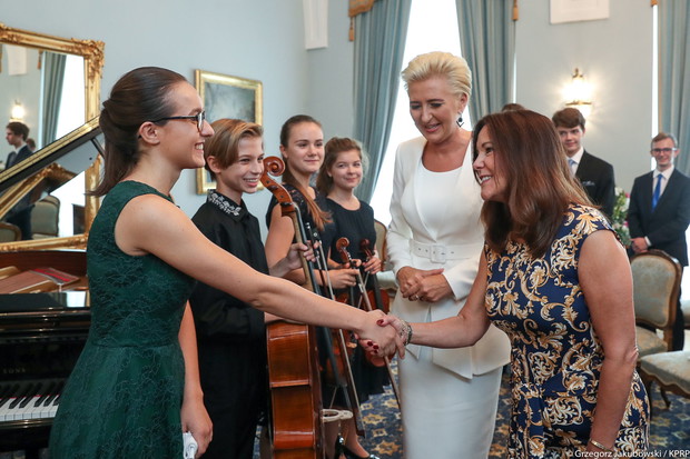 Agata Duda i Karen Pence