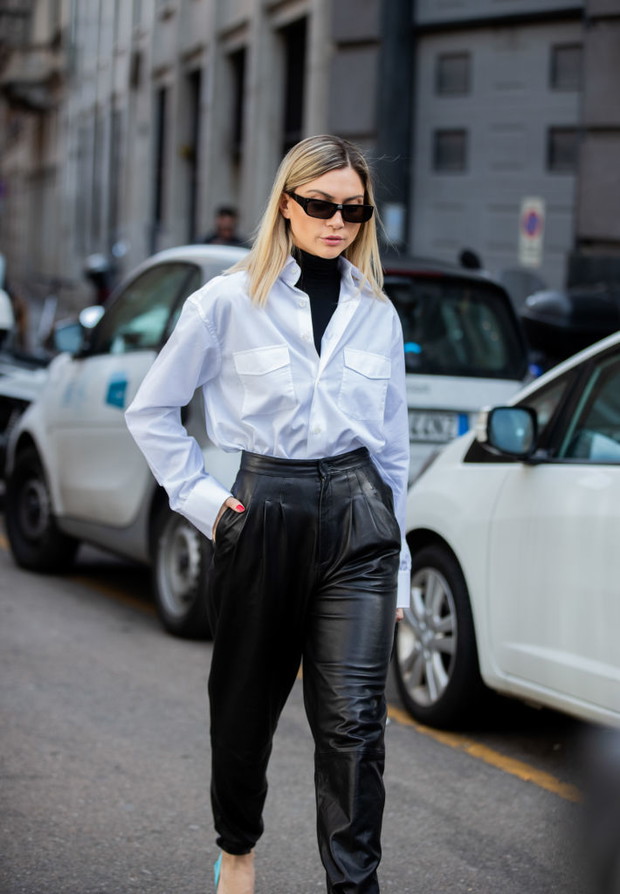 Trendy moda wiosna 2020: koszula typu oxford na wiosnę