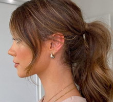 Proste upięcia włosów