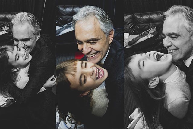 Andrea Bocelii z córką