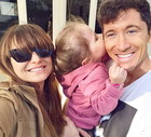 Anna i Robert Lewandowscy z Klarą