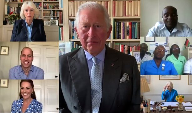 Rodzina królewska dziękuje pielęgniarkom