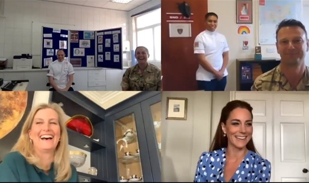 Rodzina królewska dziękuje pielęgniarkom