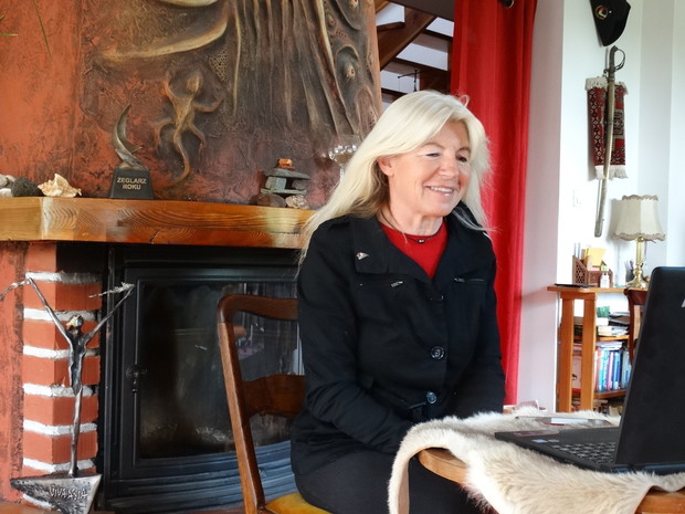 Joanna Pajkowska na rozdaniu nagród Travelery 2020