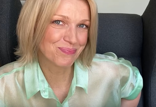 Magda Mołek w bluzce Reserved