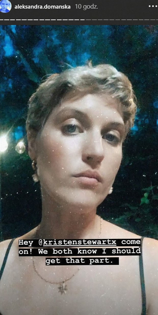 Ola Domańska jak księżna Diana na InstaStory