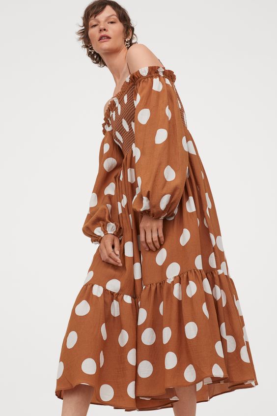 H&M sukienka w duże kropki