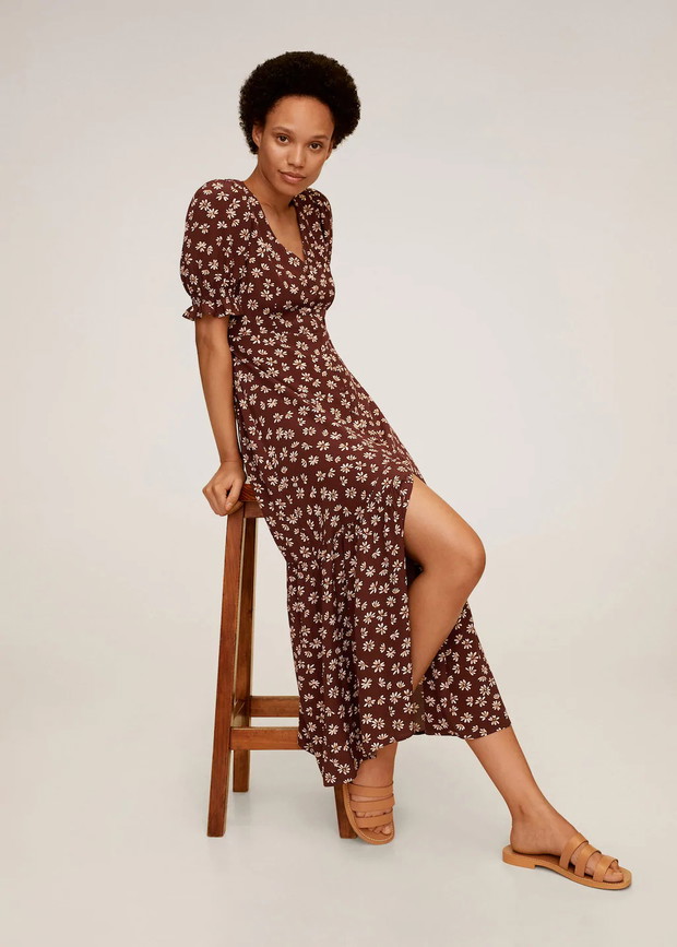 Sukienka Mango na lato 2020 - sukienka w kwiaty