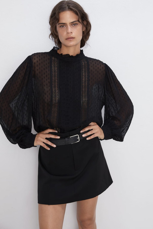 Bluzka w kwiaty Zara przeceniona na 69,50 zł