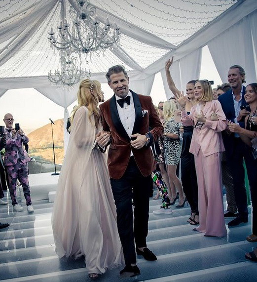 Izabella Scorupco - zdjęcia ze ślubu