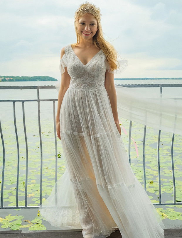 Suknia ślubna Julii z Przyjaciółek zachwyca