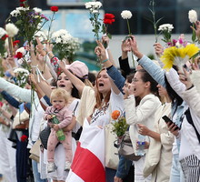 Kobiecy protest na Białorusi