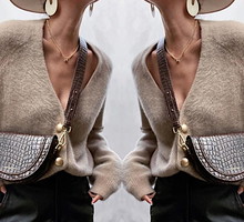 Moda na jesień 2020 - sweter w stylu vintage