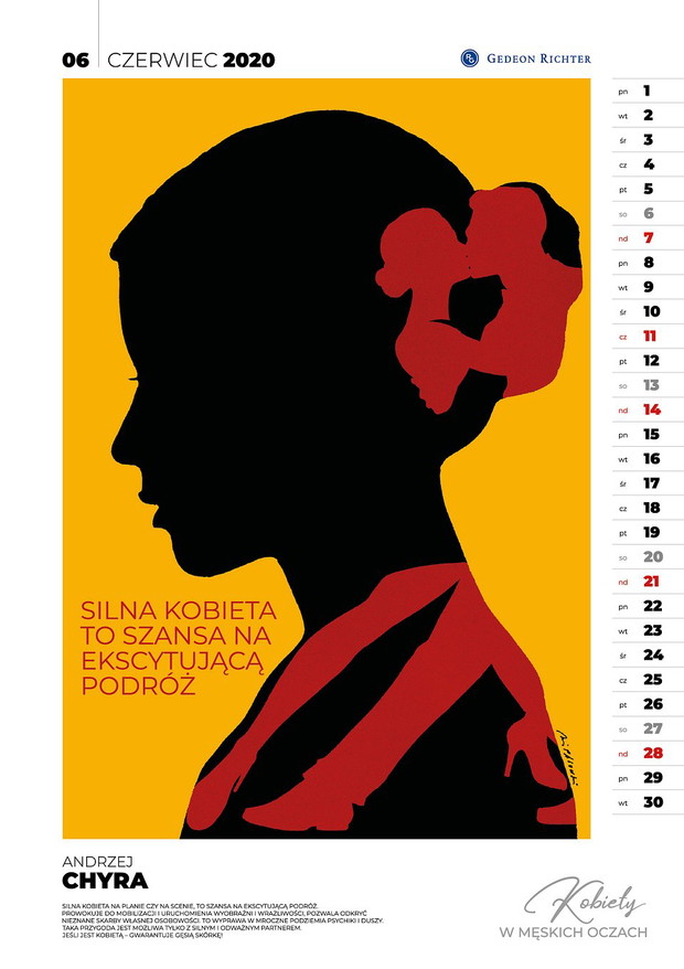 Kalendarz Artystyczny Kobiety w męskich oczach