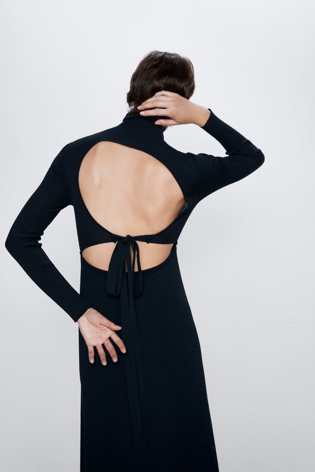 Sukienka bez pleców Zara