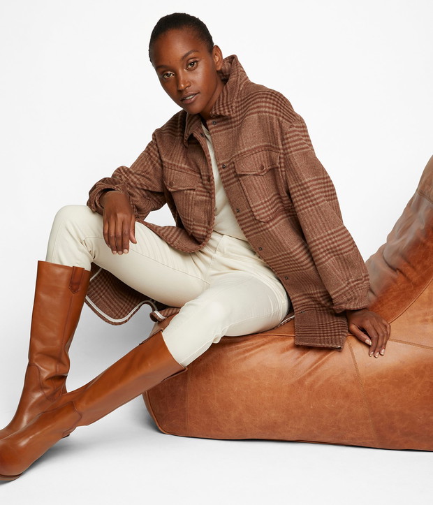 Trendy na jesień 2020 - koszulowy płaszcz Kappahl