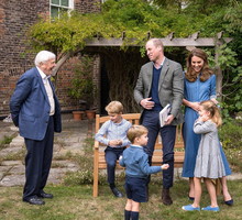 Książę Louis na Instagramie sir Davida Attenborougha