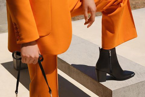 Skórzane botki na jesień