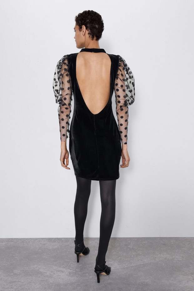 Sukienka bez pleców Zara