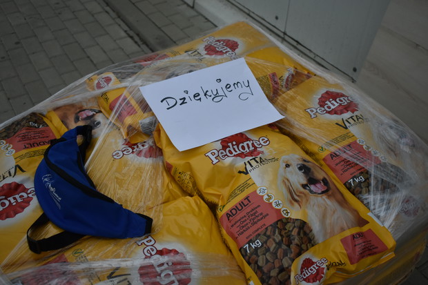 Mars dostarcza jedzenie zwierzętom w schroniskach