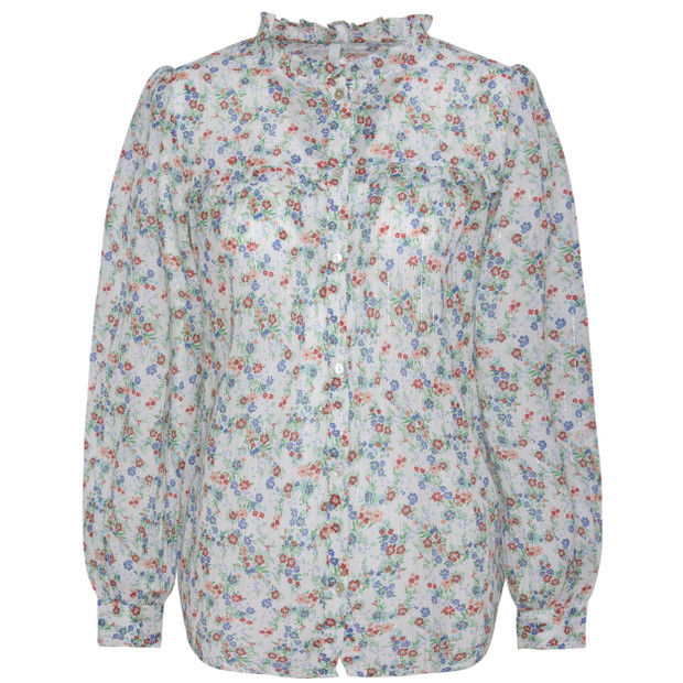Bluzka ze stójką z falbankami Pepe Jeans