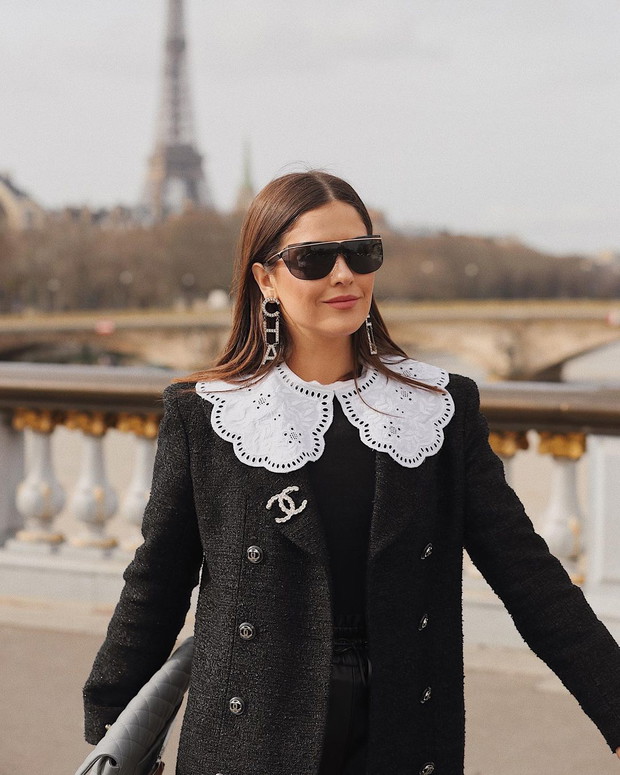 Najmodniejszy trend sezonu na Instagramie - bluzka z kołnierzykiem w stylu vintage a