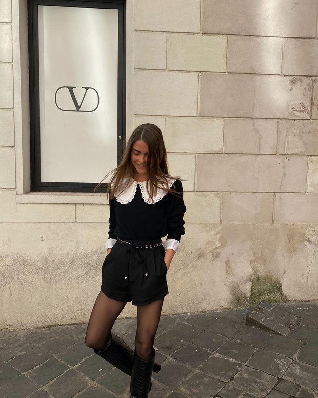 Najmodniejszy trend sezonu na Instagramie - bluzka z kołnierzykiem w stylu vintage a