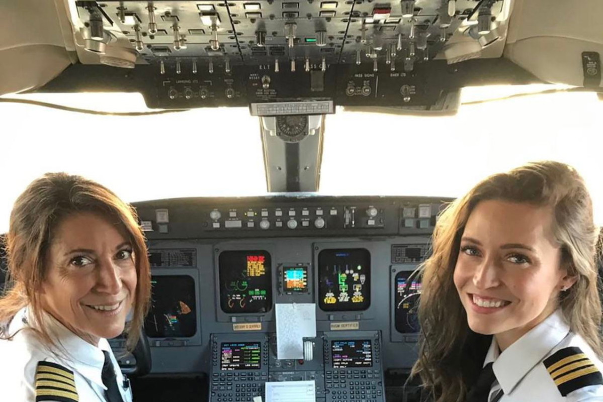 Mama i córka za sterami jednego samolotu - to dzieje się pierwszy raz w historii!