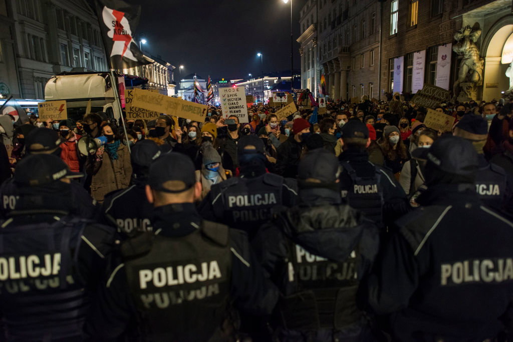 Strajk Kobiet w Warszawie 18/11/2020