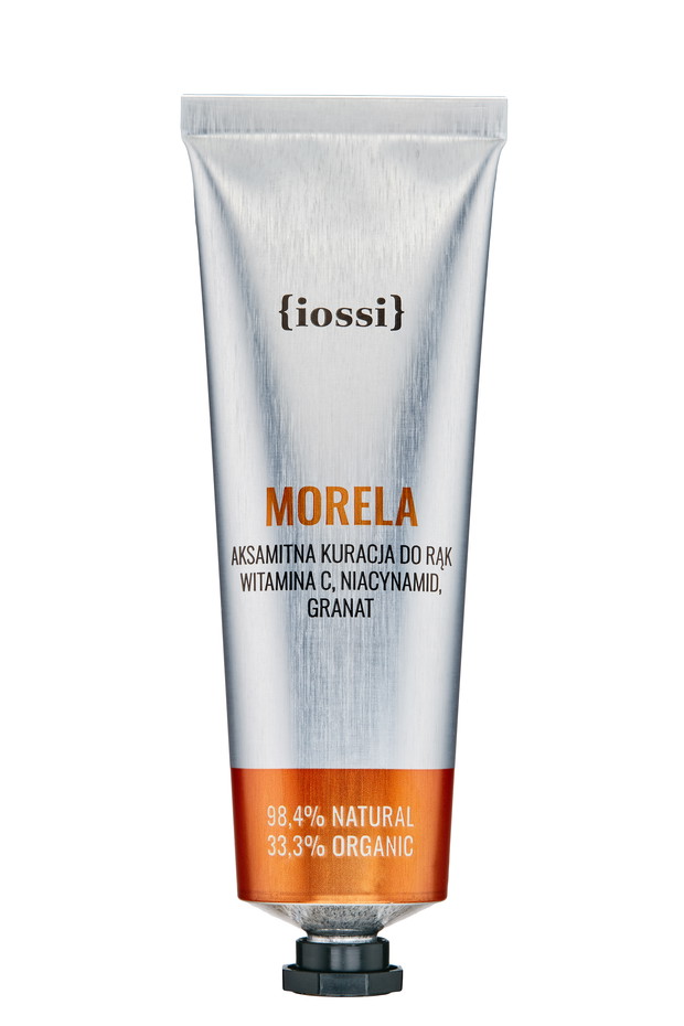 IOSSI Morela Aksamitna kuracja do rąk z witaminą C, niacynamidem i granatem