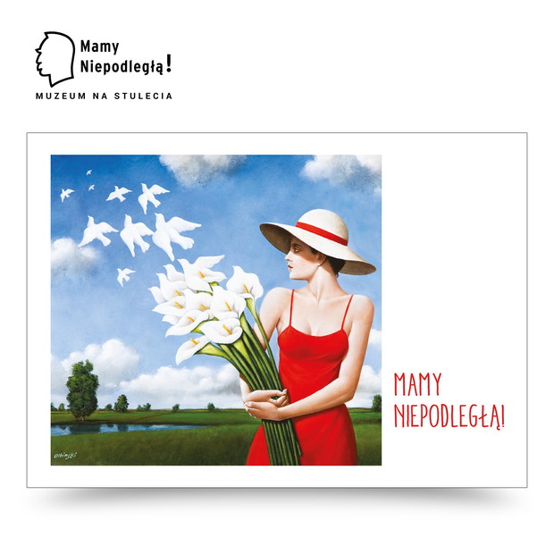 Pocztówka z okazji Święta Niepodległości