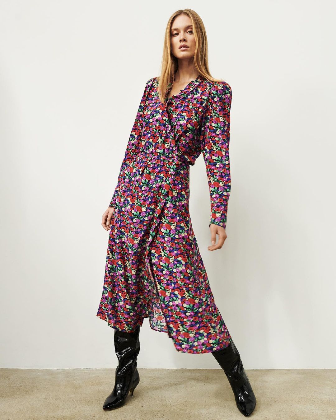 Boho sukienka na zimę